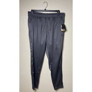 Spalding Athletic Pants Mens XL Tapered Fit Fleece Lined Grey Gray Track Pants